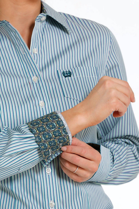 Cinch - Long Sleeve Stripe Shirt