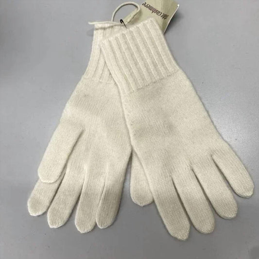State Cashmere - Unisex Plain Knit Gloves