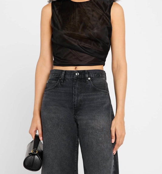 Frame - Mesh Twist Tank Top