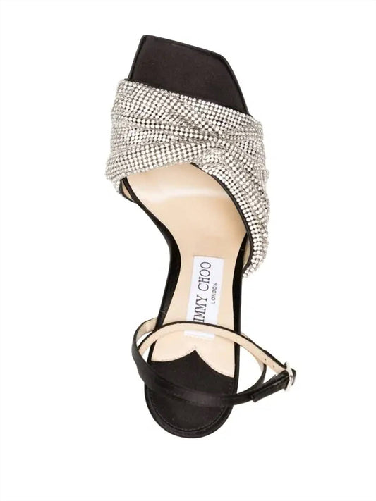 Jimmy Choo - Women's Nara 110 Crystal-embellished Sandals