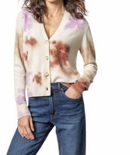 Lilla P - Tie Dyed Cardigan Sweater