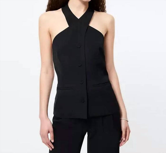 French Connection - Harry Suiting Criss Cross Vest