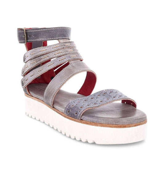 Bedstu - Women's Leather Zipper Platforms Sandals Shoes