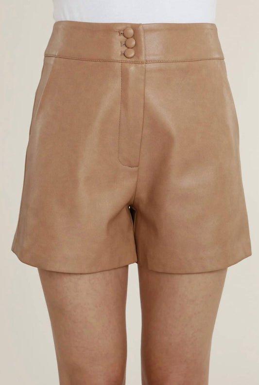 Dolce Cabo - Vegan Leather Shorts