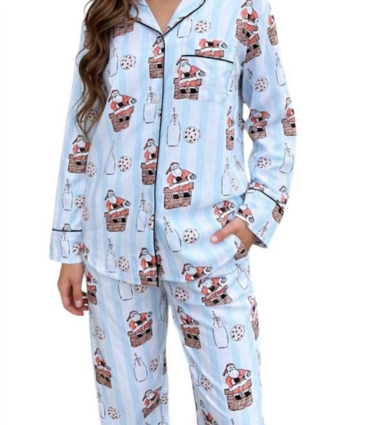 Bon|Artis - Milk & Cookies Long Cotton Pajama Set