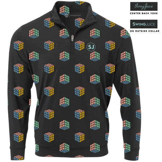 Swingjuice - Men's Golf Gamescape Quarter Zip Sweatshirt