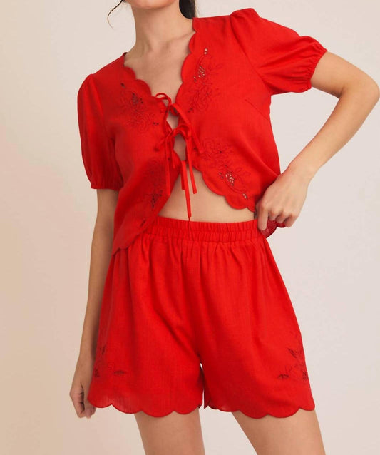 Gilli - Summer Sunsets Top And Short Set