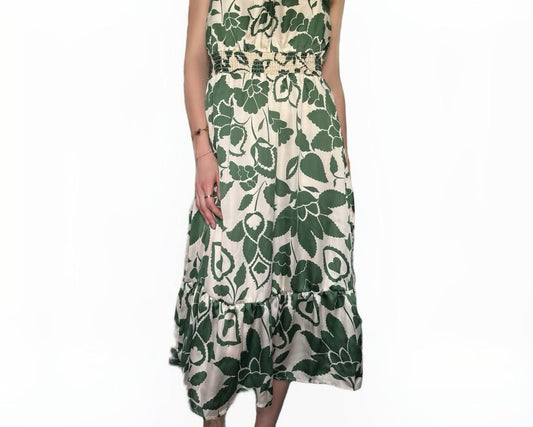 Gilli - Heather Halter Side Tie Strap Floral Dress