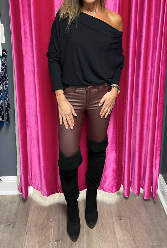 Cheri Coated Skinny Jeans