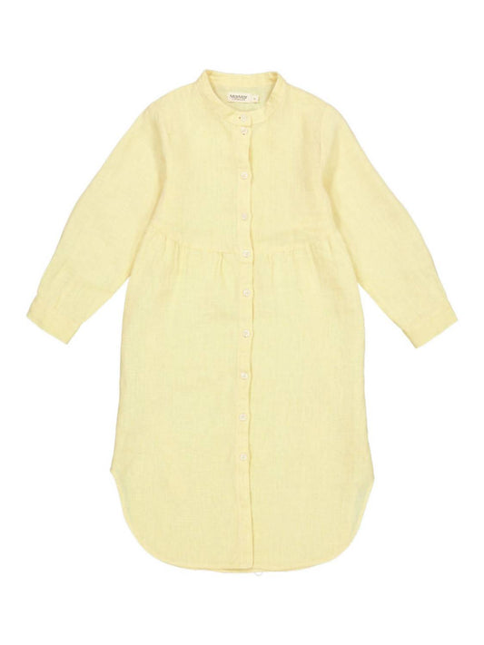 Dosa Linen Shirt Dress