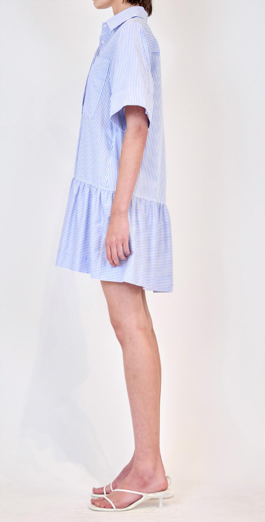 Simkhai - Cris Short Sleeve Shirt Dress
