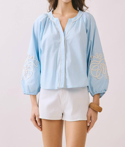 Tcec - Celeste Three Quarter Sleeve Top