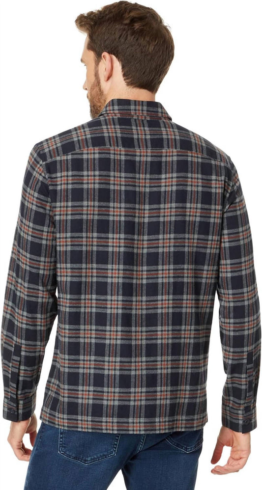 Kingston Plaid Long Sleeve Flannel Button Down