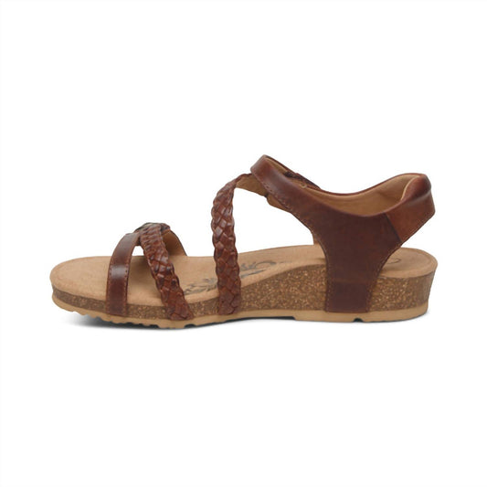 Aetrex - Women's Jillian Braided Quarter Strap Sandal