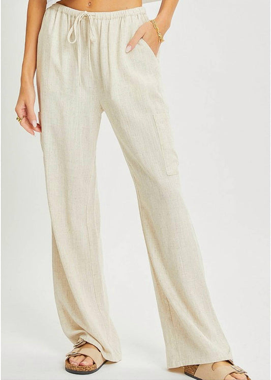 Sweet Lovely By Jen - Noe Pull-on Wide Leg Pants