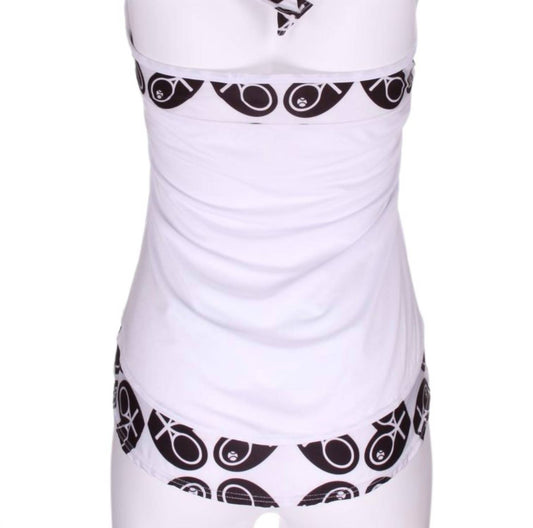 Love Love Tennis - Women's Heart Trim Halter Top