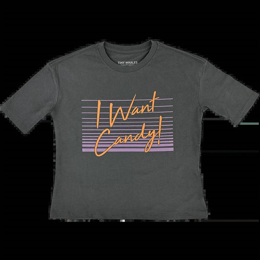 Tiny Whales - Girls' I Want Candy Super Tee