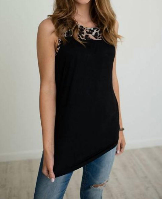 Shirley Stone - Leopard Sleeveless Tank Top