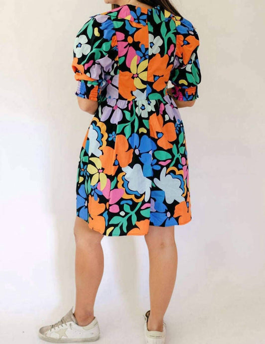 Karlie - Short Sleeve Poplin Dress