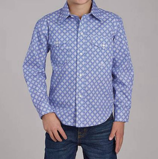 Stetson - Boy's Roper Long Sleeve Snap Shirt