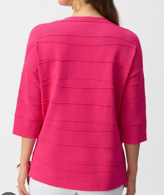 Joseph Ribkoff - Rib long sleeve top