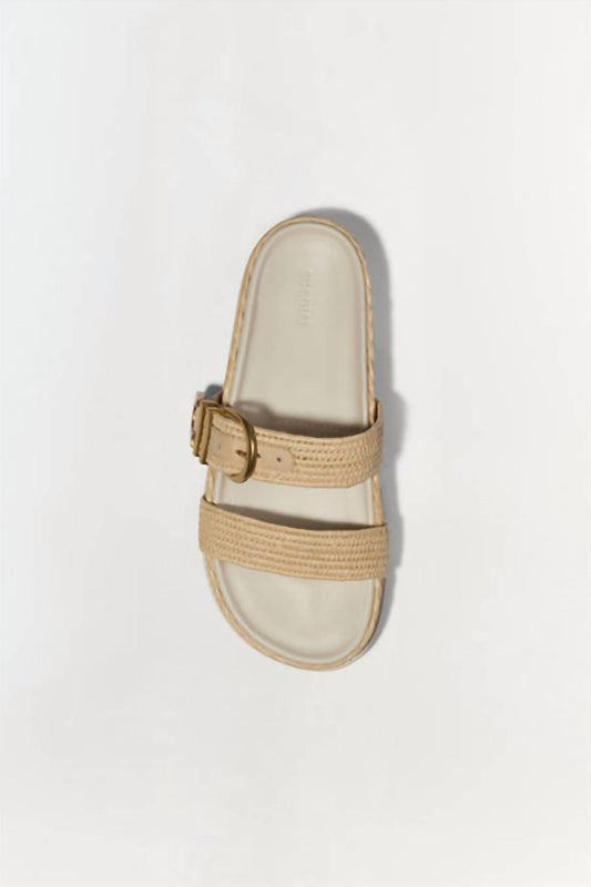 Simkhai - Women's Aida Raffia Buckle Sandal