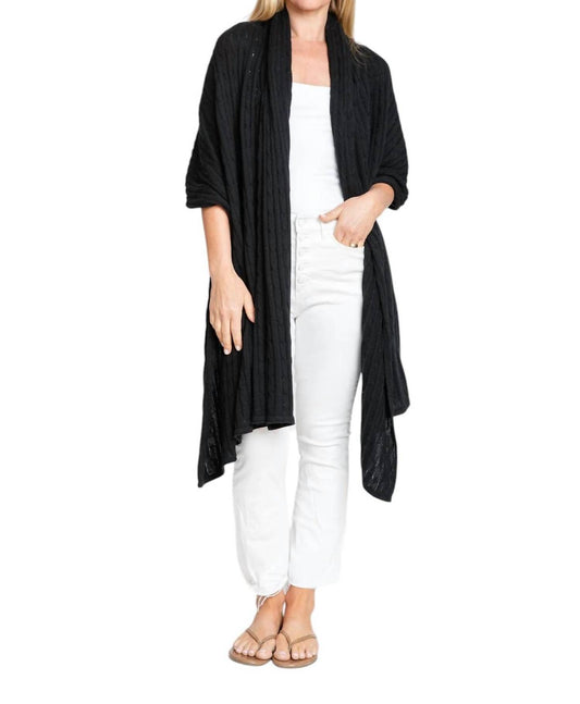 Burgess Sweaters - Cable Knit Wrap