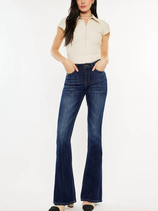 Kancan - Darcy Mid Rise Flare Jeans
