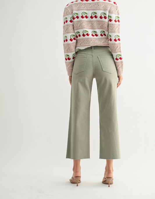 Just Black Denim - High Rise Utility Wide Leg Jeans