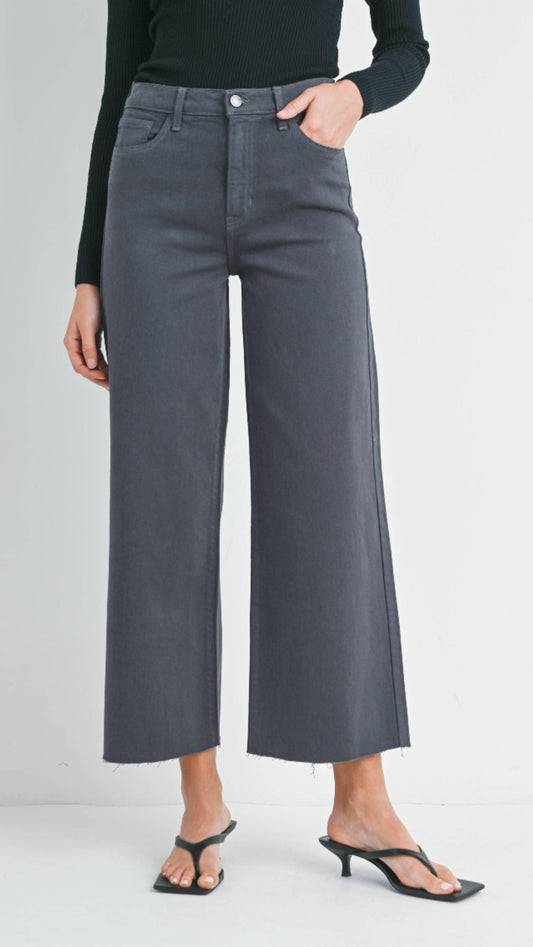 Just Black Denim - Scissor Cut Wide Leg Jeans