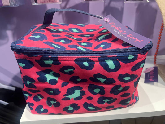 Viv & Lou - Women's Leopard Cosmetic Case