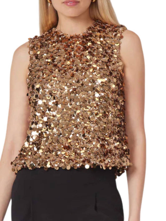 Gilner Farrar - Sleeveless Piper Sequin Top