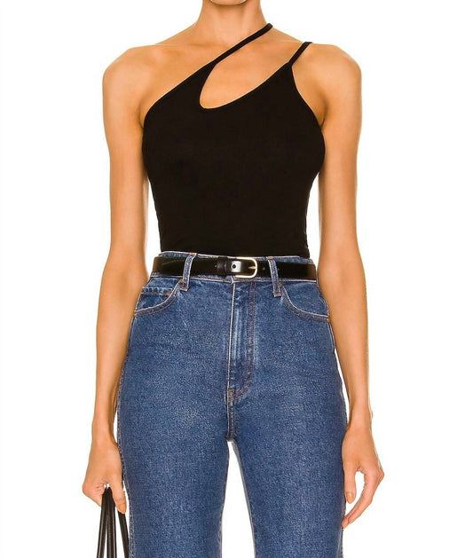 Enza Costa - Stretch Silk Knit Asymmetrical Strappy Tank Top