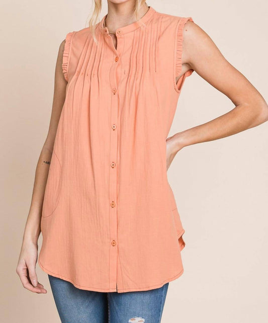 Heyson - Coming To You Button Down Blouse