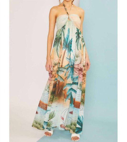 Mainstrip - Palm Tree Maxi Dress