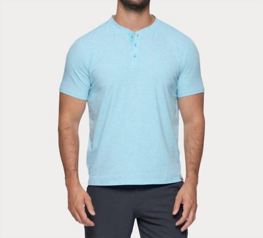 Flags & Anthem - Essential Stretch Comfort Henley Shirt