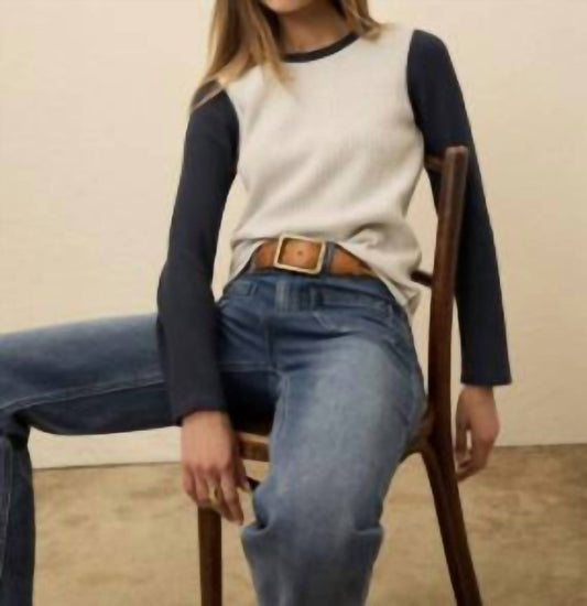 Faherty - Après Waffle Baseball Crew Top