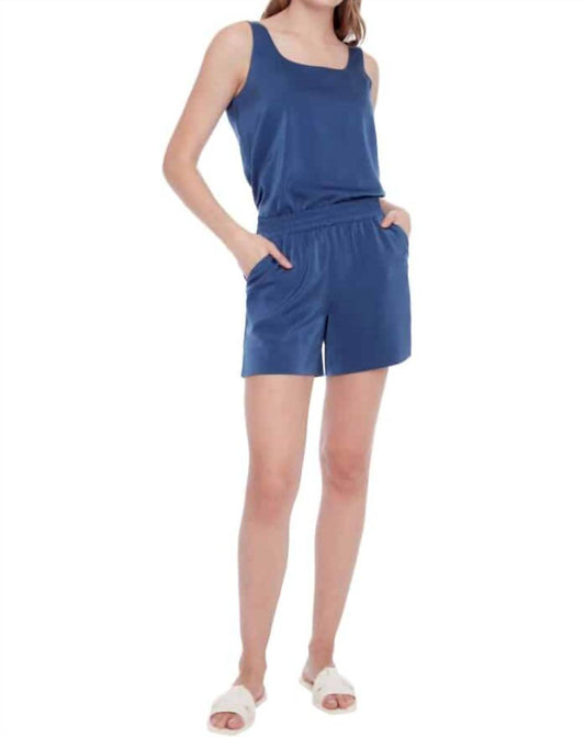 I Love Tyler Madison - Rose Solid Satin Lounge Shorts