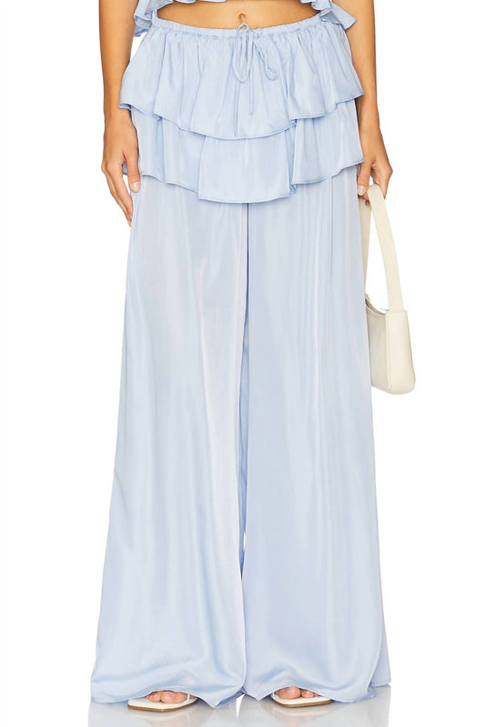 We Wore What - Ruffle Waist Flare Pant