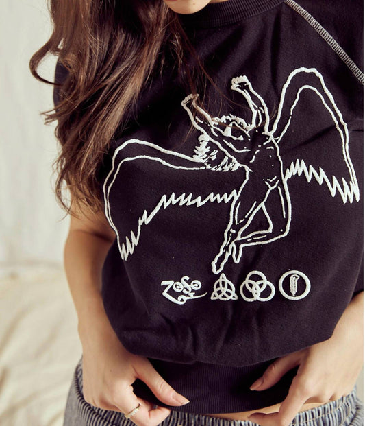 People Of Leisure - Led Zeppelin Short Sleeve Icarus Raglan