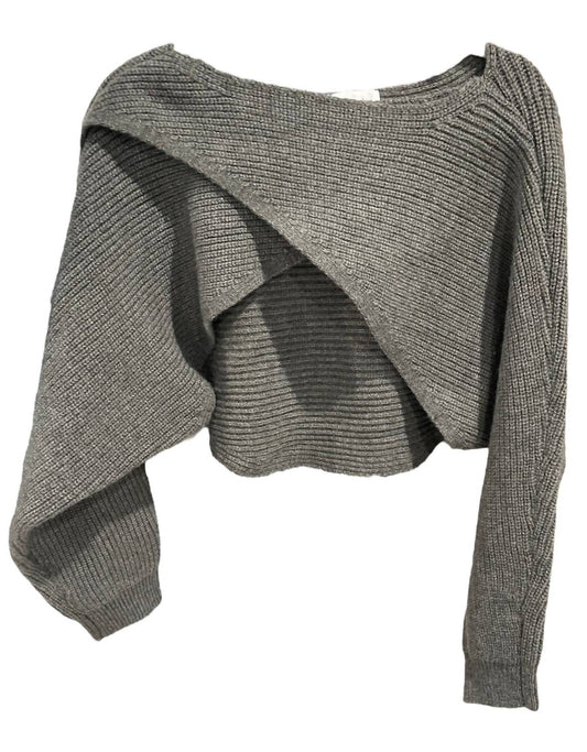 Compania Fantastica - Crisscross Knit Sweater