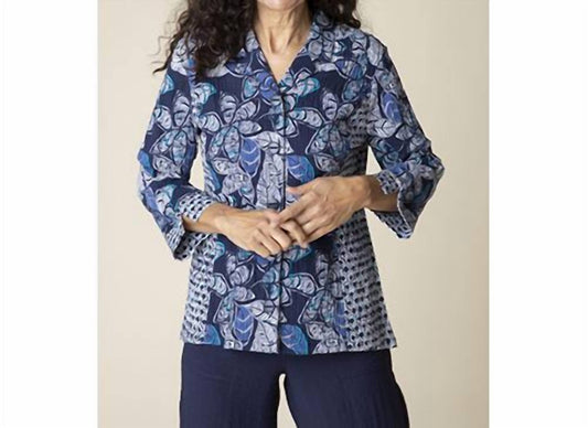 Habitat - Rustling Leaves Princess Seamed Shirt