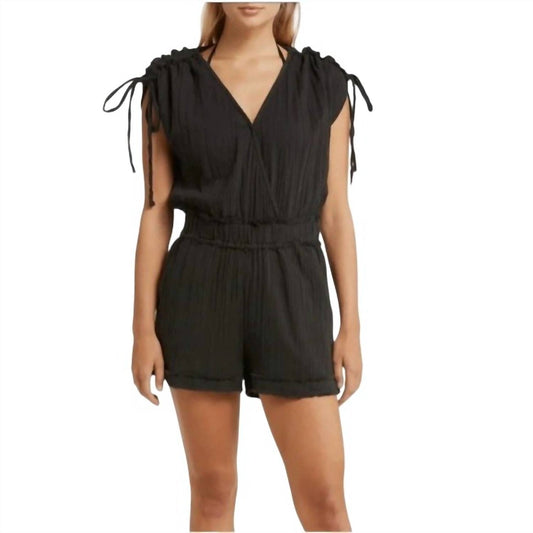 Elan - Sleeveless V Neck Romper