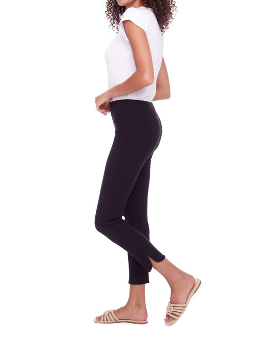 Up! - Techno Core Petal-slit Ankle Pants