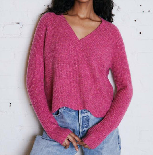 Autumn Cashmere - Scallop Shaker V Sweater