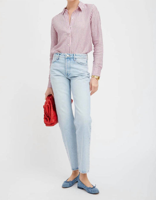 Sprwmn - Women's Farrah Cropped Slim Boyfriend