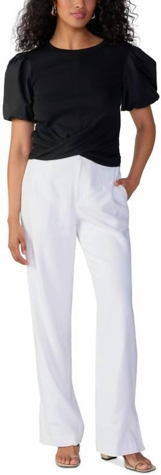 Sanctuary - Noho Slit-ankle Straight Leg Pants