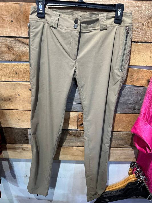 SUSAN ANKLE PANTS W/ZIP DETAILS