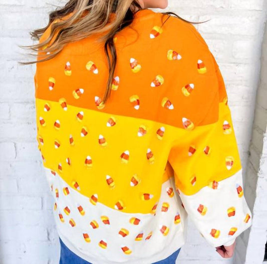 Queen Of Sparkles - Candy Corn Sweatshirt