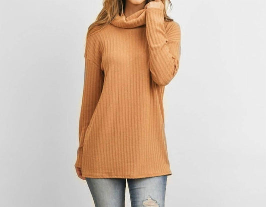 Riah Fashion - High Neck Sweater